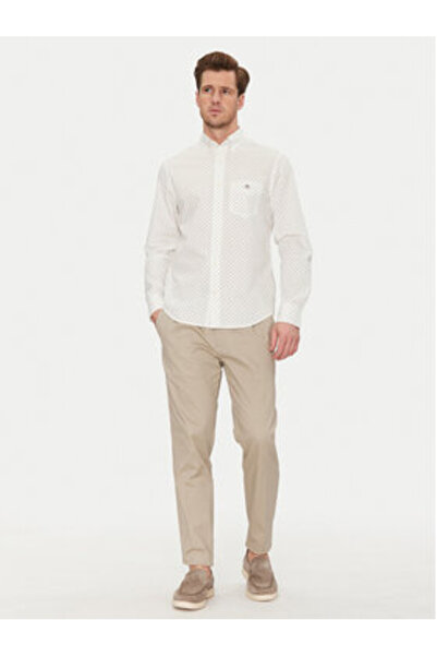 Gant Ανδρικό Πουκάμισο 3250056 Λευκό