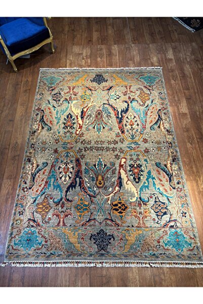 İpek El dokuma Afgan halısı