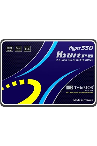 TwinMOS قرص SSD H2 Ultra سعة 1 تيرابايت (رمادي غامق)