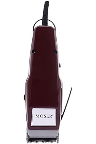 Moser Hair clipper, made in Germany, burgundy color