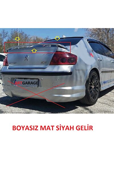Bodykitartgarage 407 İNCE BAGAJ SPOİLERİ(BOYASIZ)FİBERGLASS