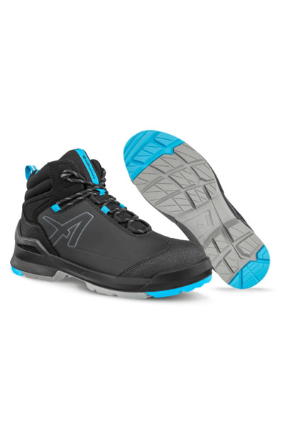 ALBATROS Taraval Mid Fiberglass Koruyucu Burunlu Siyah Mavi S3L ESD SRC İş Ayakkabısı 47 Numara