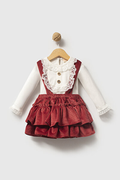 Baby Animals Baby Girl Girl Child Birthday Party Wedding Velvet Salopet Slopet Lace Long Sleeve Salopet