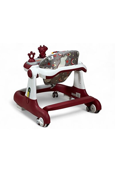 ALBADER 2 in 1 Baby Walker and Walking Trainer with Stair Fall Safety System, Baby Walker With Music
