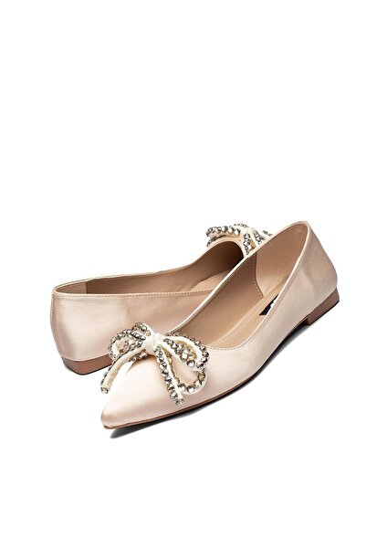 Dedos Γυναικείες μπαλαρίνες με πέτρα κεντημένες με κορδόνια 2310