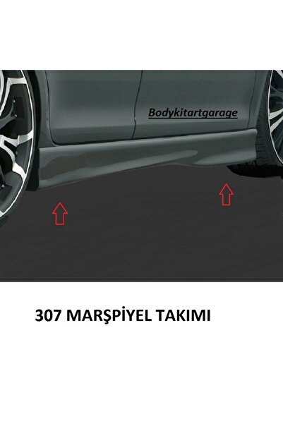 Bodykitartgarage 307 MARŞPİYEL TAKIM(BOYASIZ)FİBERGLASS