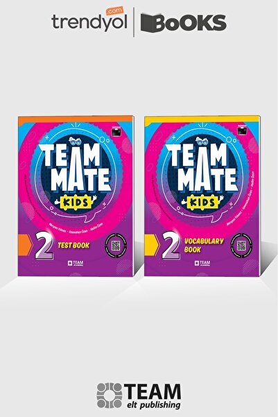 Team Elt Publishing TeamMate Kids 2 Test Book & Vocabulary Book 2'li Set *Gün...