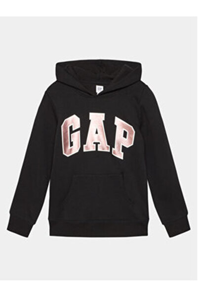 GAP Φούτερ για κορίτσια 428910 Μαύρο