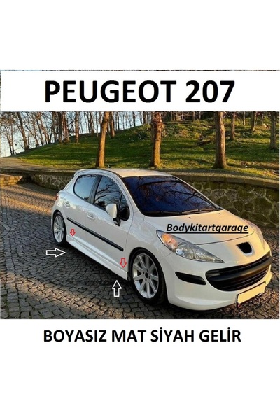 Bodykitartgarage 207 GT MARŞPİYEL TAKIM(BOYASIZ)FİBERGLASS