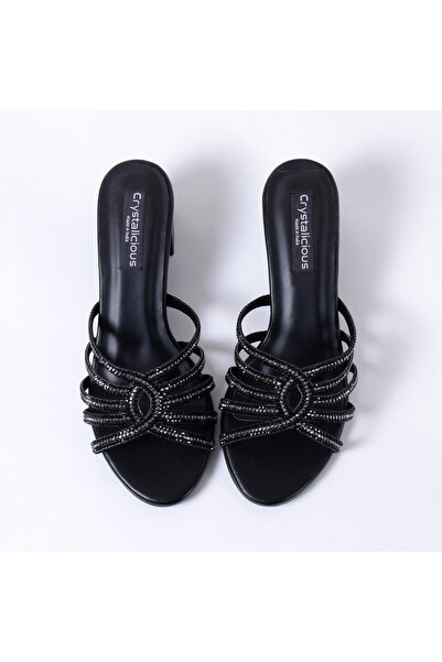 crystalicious Warm Comfortable Handcrafted by Artisans Heel Premium Elegant Design Heel For Day-To-Evening Wear