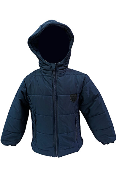 İrem Çocuk Giyim معطف للأولاد من سبيدي أرمي بقلنسوة ثابتة مبطن بالصوف باللون ...