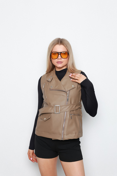 Limon X Leather Vest