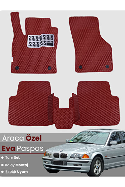 Genel Markalar BMW 3 SERİSİ E46 (1997-2006) Uyumlu EVA Paspas Tam Set–Araca Ö...