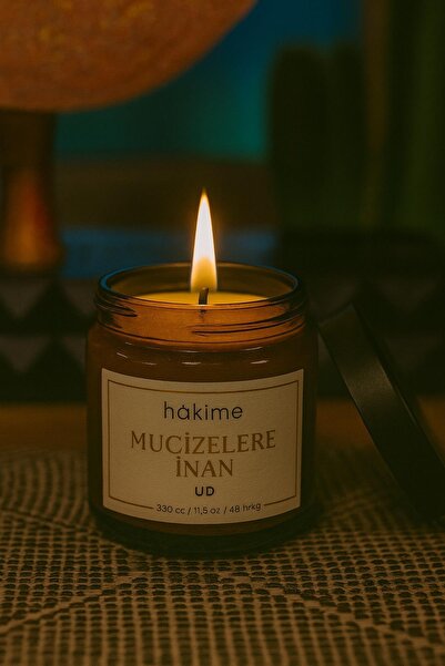 Believe in Miracles Vegan 100% Soy Wax Candle 330cc