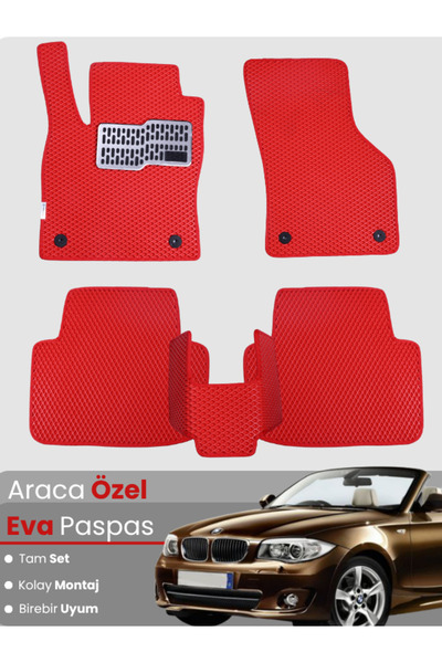 Guerrino Bmw 1 Series E88 Cabrio (2004-2011) Compatible Eva Floor Mat Full Se...