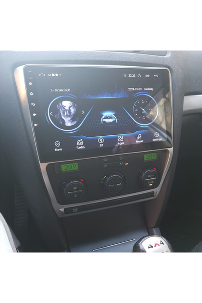 MaxTech Navigatie Skoda Octavia 2 facelift (2009-2014) dedicata, 4 GB Ram 64 GB Rom OctaCore, Carplay