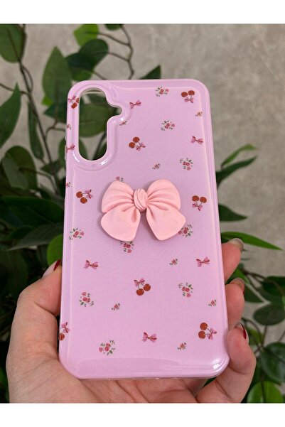 Hatreds Samsung Galaxy A17 Kılıf Fiyonk Kurdele Tasarımlı Desenli Kamera Koru...