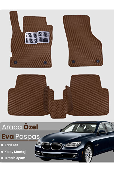 Guerrino مجموعة كاملة من حصائر EVA متوافقة مع سيارة BMW الفئة السابعة FD2-LON...