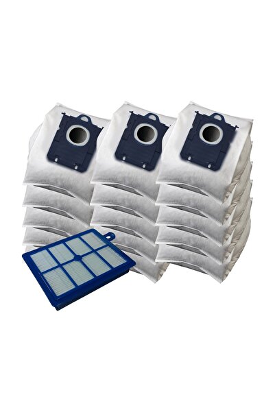 KOMA SB03PL - Set of 12 bags + HEPA filter for AEG, Electrolux, Philips S-BAG...