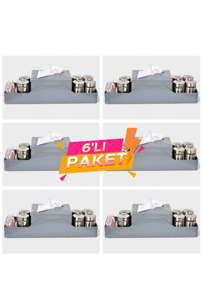 PRATİKPAK حامل مناديل بلاستيكي أفقي خاص للمديرين في المطاعم والمقاهي والحانات...