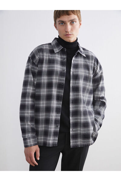 LC Waikiki Esvab • Modern & Distinctive Standart Fit Long Sleeve Checkered Em...