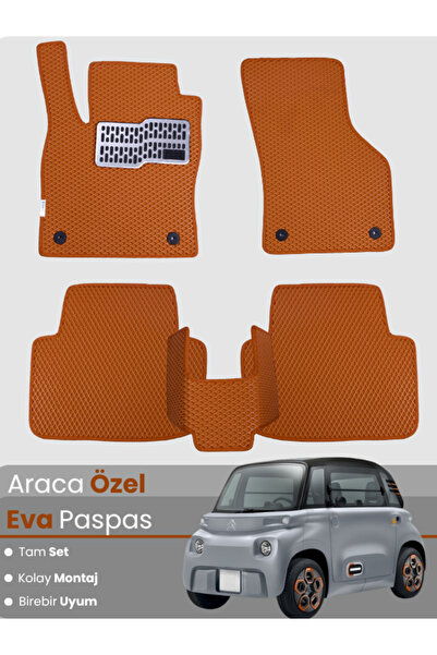 Genel Markalar CİTROEN AMİ (2020-2025) Uyumlu EVA Paspas Tam Set–Araca Özel,S...