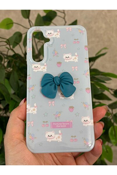 Hatreds Samsung Galaxy A17 Kılıf Fiyonk Kurdele Tasarımlı Desenli Kamera Koru...