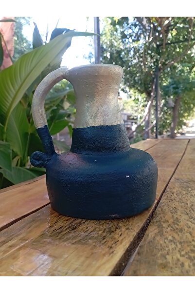 Comlekevi toprak saksı Dekoratif el yapımı toprak surahi