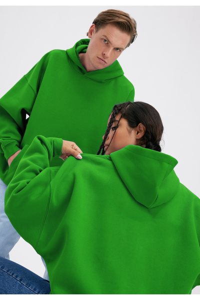 CC STORE Hanorac simplu, cu glugă, iarnă, țesătură moale și groasă - școală ș...