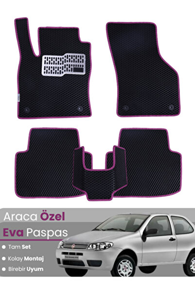 stiloto مجموعة كاملة من دواسات EVA متوافقة مع سيارة فيات لينيا (2007-2018) - ...