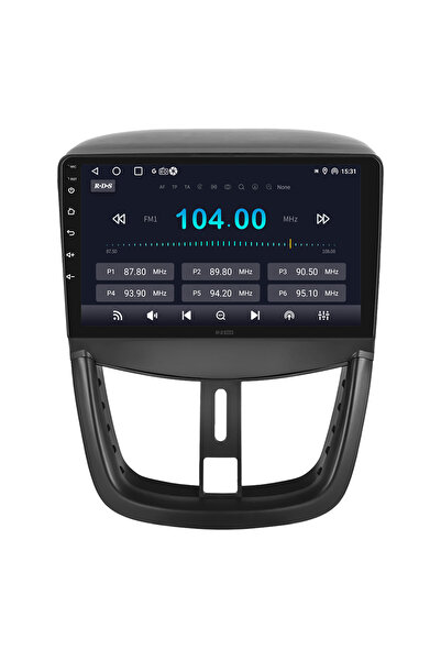 MaxTech Navigatie compatibila Peugeot 207 (2009-2013) dedicata, 2 GB Ram 32 GB Rom, Carplay & Android auto,