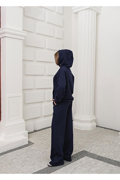 OUZ 3 Thread Hoodie Tracksuit Set Printed