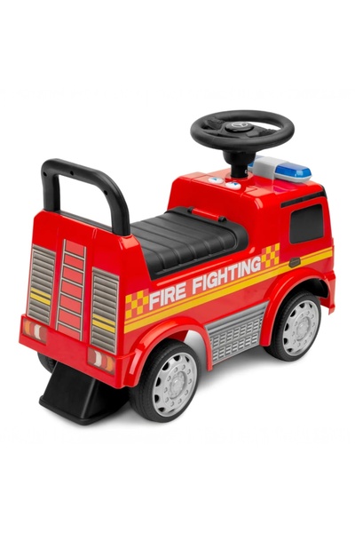 ALBADER Ride-On Truck Car for Kids, Push Ride-On Vehicle with Siren Sounds, Lights, Hidden Storage, Puch Car