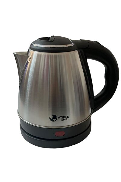 Genel Markalar Bordo Renkli Kablosuz Su Isıtıcı, 1,2 Litre, Ev ve Otel Kullanımı