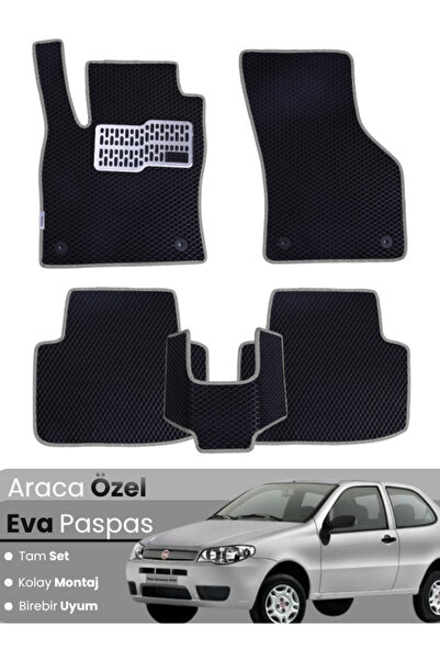 stiloto مجموعة كاملة من دواسات EVA متوافقة مع سيارة فيات لينيا (2007-2018) - ...