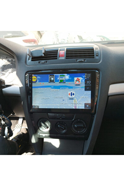 MaxTech Navigatie Skoda Octavia 2 pre-facelift (2004-2008) dedicata, 4 GB Ram 64 GB Rom OctaCore, Carplay
