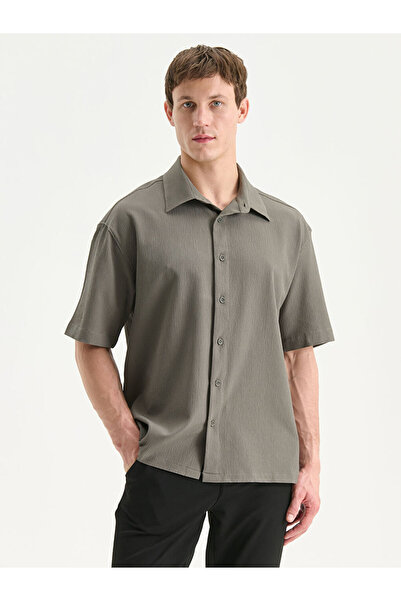 LC Waikiki Ανδρικό πουκάμισο με κοντό μανίκι άνετο