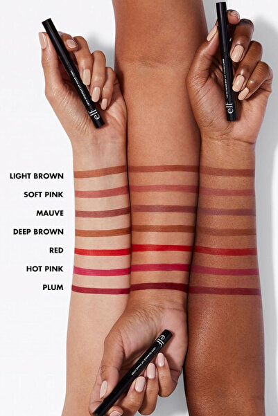 ELF Love Triangle Dudak Kalemi 0,7g, Erik Renk, Dolgunlaştırıcı ve Şekillendirici, Vegan