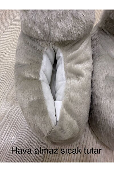 terlikcim kedi figürlü kalın ev içi panduf