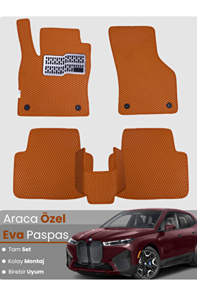 stiloto مجموعة كاملة من حصائر EVA متوافقة مع BMW IX40 (2022-2025) - مخصصة للس...