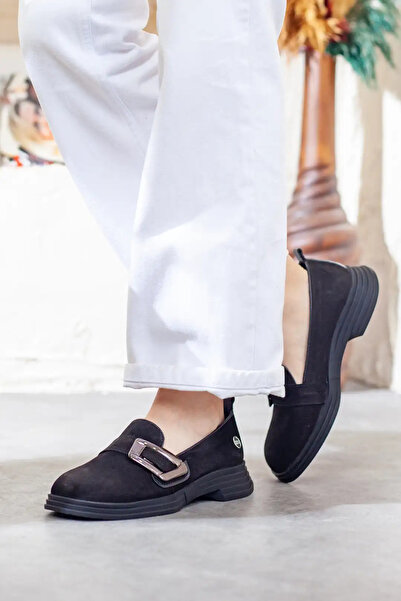 Mammamia 755 Hakiki Deri Günlük Kadın Ayakkabı