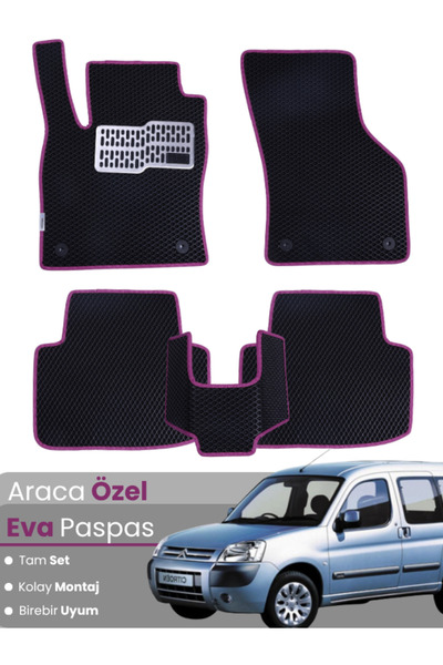 stiloto مجموعة كاملة من دواسات EVA متوافقة مع سيتروين بيرلينجو (2008-2018) - ...