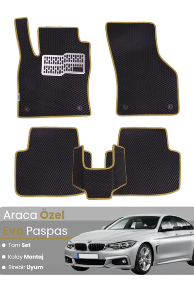 Guerrino Bmw 4 Series F36 Xdrive (2014-2020) Compatible Eva Floor Mat Full Se...