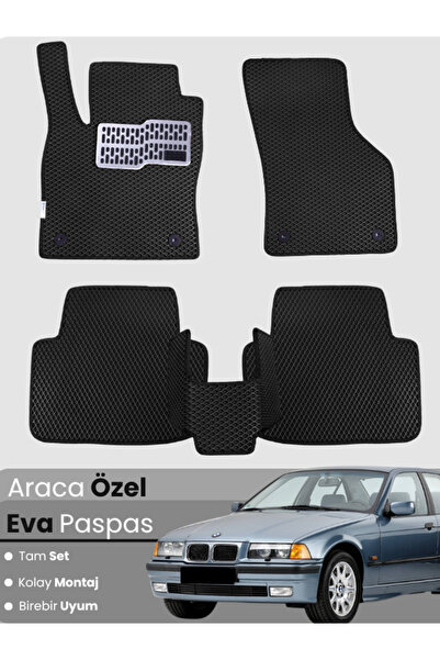 Genel Markalar BMW 3 SERİSİ E36 (1990-2000) Uyumlu EVA Paspas Tam Set–Araca Ö...