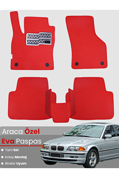 Guerrino مجموعة كاملة من حصائر EVA متوافقة مع سيارة BMW الفئة الثالثة E46 (19...