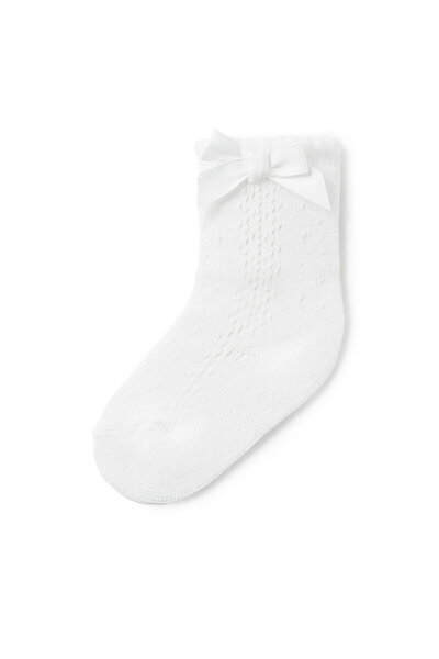 MAYORAL Ψηλές Κάλτσες για Κορίτσια Παιδικές 9714 Εκρού