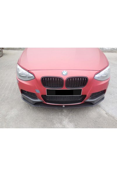 AkmTuning Bmw F20 M Technic Ön Lip Parlak Siyah Plastik Ön Ek Karlık 2011 201...