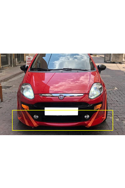 Genel Markalar Fiat Punto Evo Steinmetz Ön Ek  Uyumlu 2009 2010 2011 2012 Mat Siyah Plastik Ön Karlık