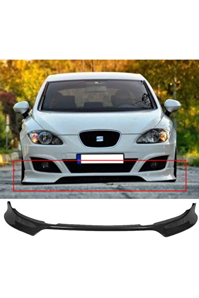 AkmTuning Seat Leon Mk2.5 Ön Ek Karlık Abs Plastik Mat Siyah 2009 2010 2011 2...