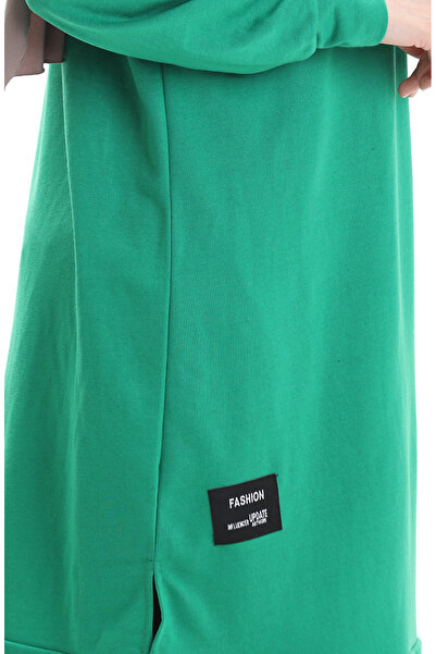 sefamerve Armalı Tunik 0012-09 Zümrüt Yeşili